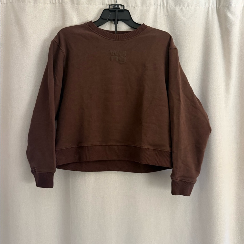 Alexander Wang Essential Terry Crew Sweatshirt. Size: S